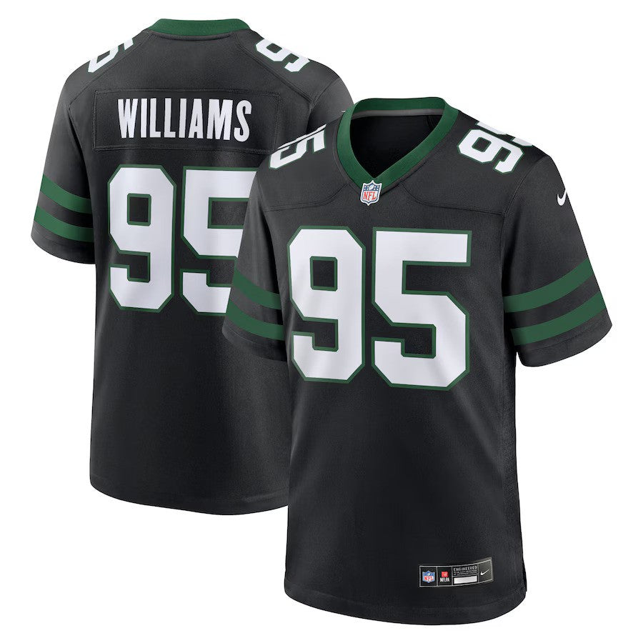 Quinnen Williams NFL New York Jets Nike Alternate Game Player Jersey – Legacy Black (USA Stock) - UKASSNI