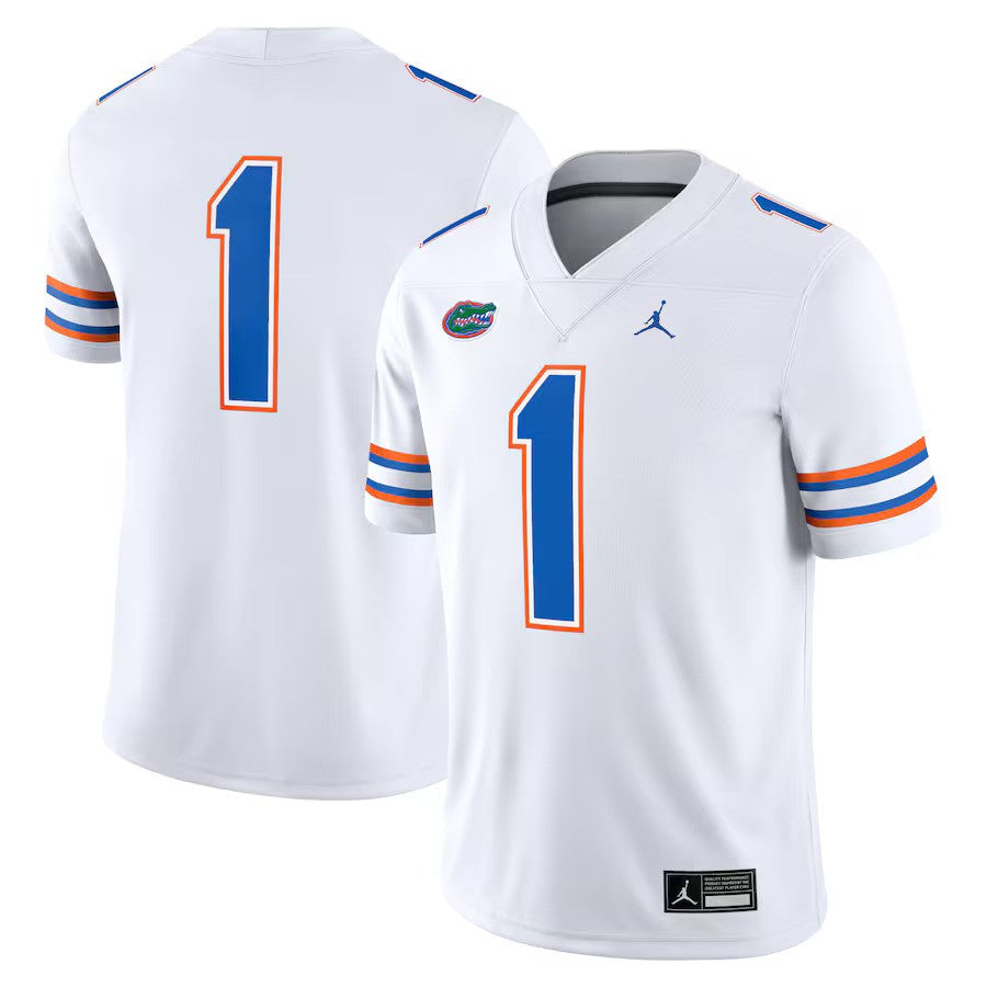 Florida Gators Jordan Brand Game Jersey – White (USA Stock) - UKASSNI