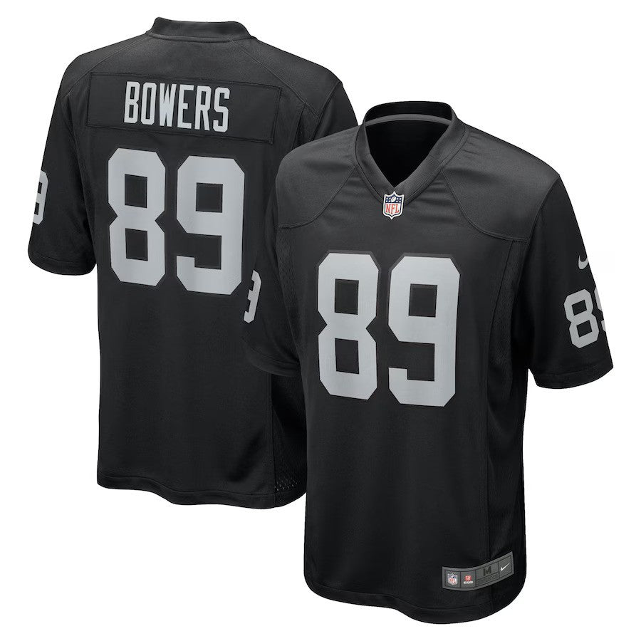 Brock Bowers NFL Las Vegas Raiders Nike Player Game Jersey – Black (USA Stock) - UKASSNI