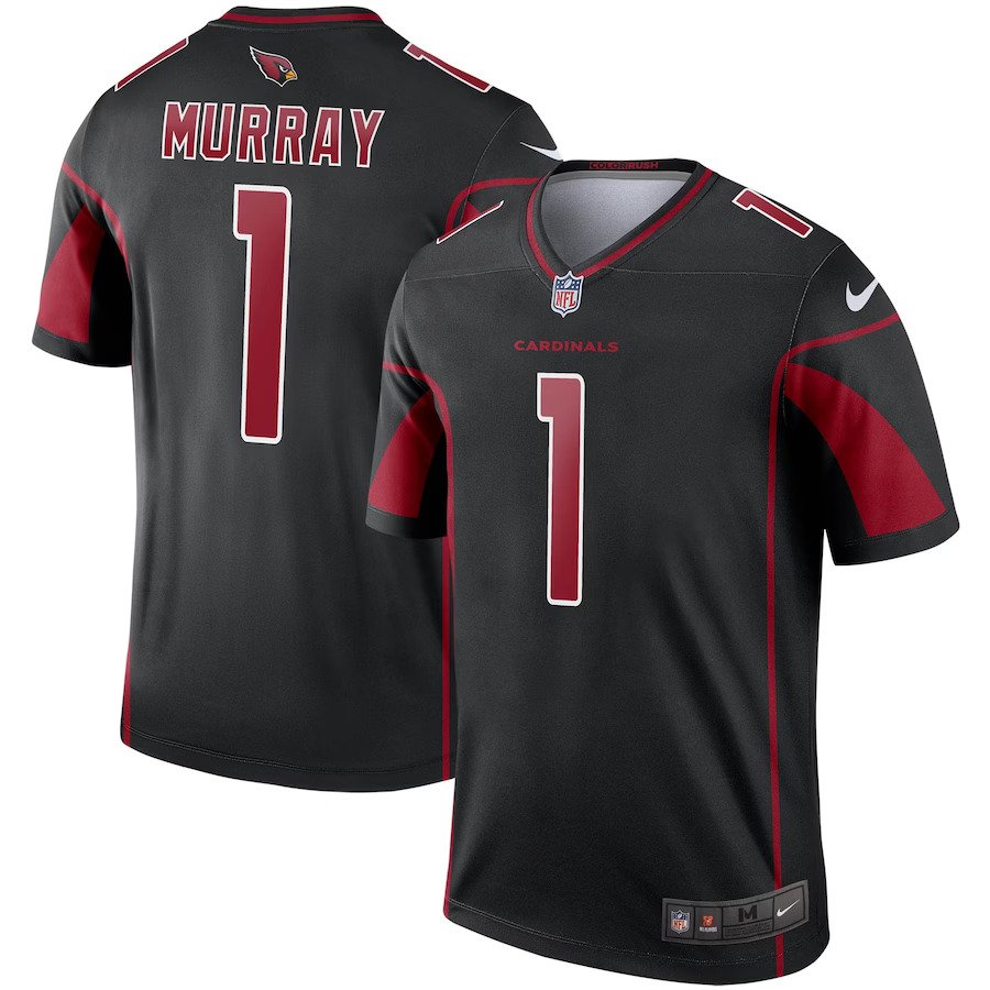 Arizona Cardinals Kyler Murray Nike Legend Jersey - Black XL - NFL UK American Football - UKASSNI