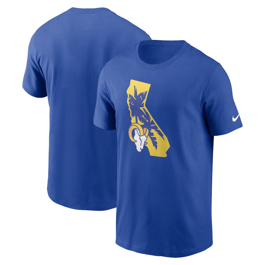 Los Angeles Rams NFL Nike Local Essential T-Shirt – Royal (USA Stock) - UKASSNI