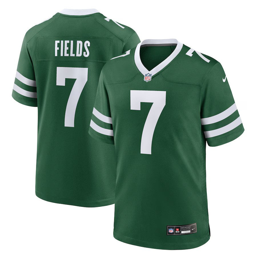 Justin Fields NFL New York Jets Nike Game Player Jersey – Legacy Green (USA Stock) - UKASSNI