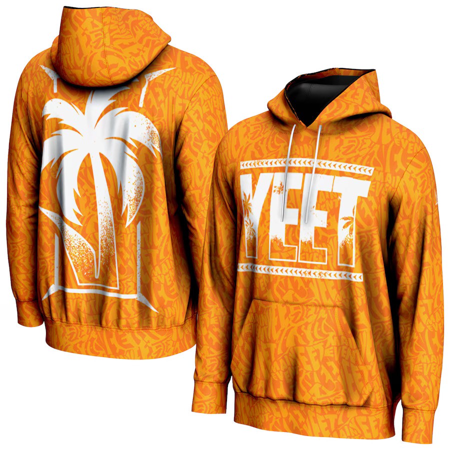 Jey Uso WWE ProSphere YEET Camo Pullover Hoodie – Orange (USA Stock) - UKASSNI