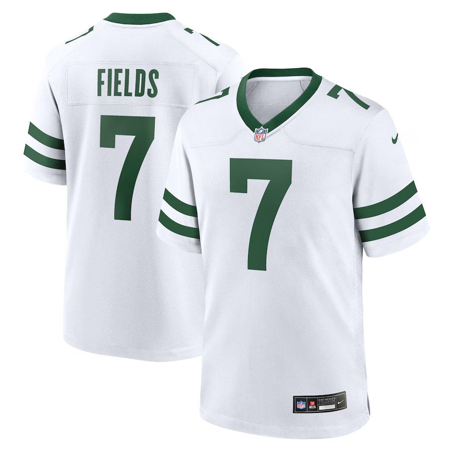 Justin Fields NFL New York Jets Nike Game Player Jersey – Legacy White (USA Stock) - UKASSNI