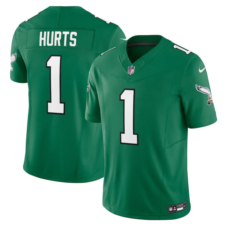 Philadelphia Eagles NFL UK Small Jalen Hurts Nike FUSE Jersey - Kelly Green - UKASSNI