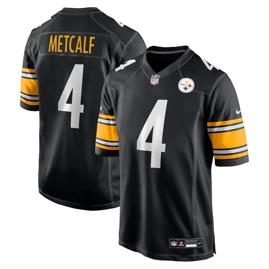 DK Metcalf NFL Pittsburgh Steelers Nike Game Player Jersey - Black - UKASSNI