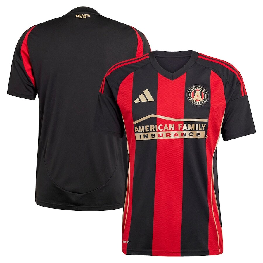 Atlanta United FC MLS adidas 2025 The Connector Replica Jersey – Black (USA Stock) - UKASSNI