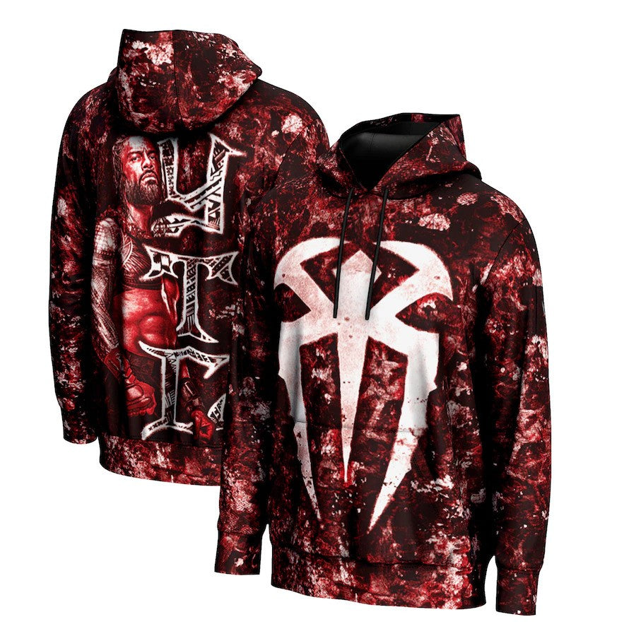 Roman Reigns WWE ProSphere YTC Pullover Hoodie – Black (USA Stock) - UKASSNI