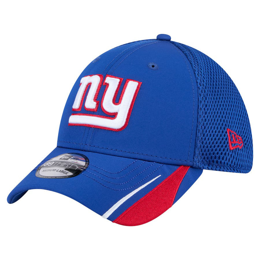 New York Giants NFL New Era Game Day Linear 39THIRTY Flex Hat – Royal (USA Stock) - UKASSNI