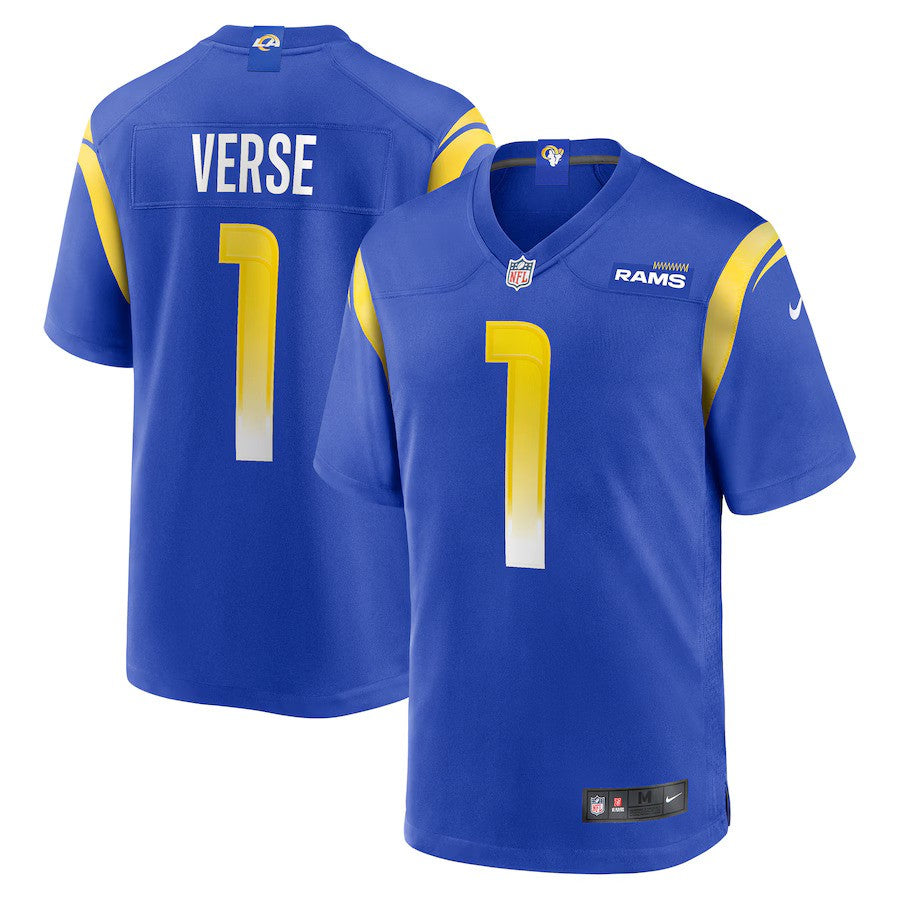 Jared Verse Los Angeles Rams Nike 2024 NFL Draft First Round Pick Player Game Jersey - Royal - UKASSNI