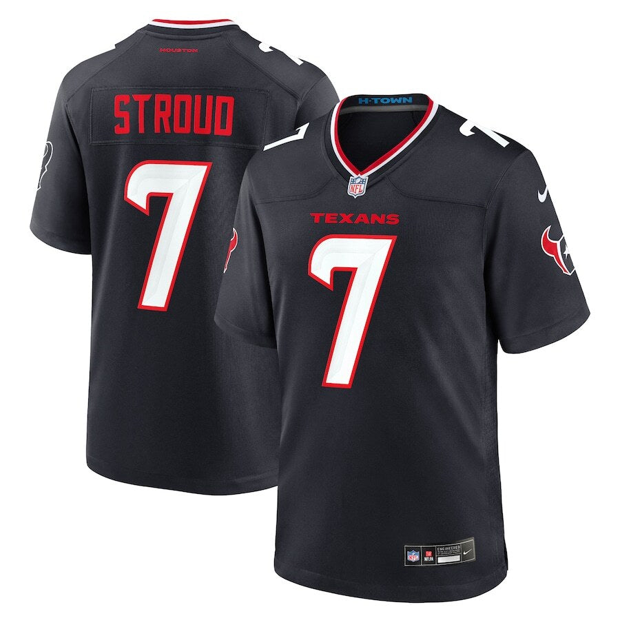 C.J. Stroud NFL Houston Texans Nike Game Jersey – Navy (USA Stock) - UKASSNI