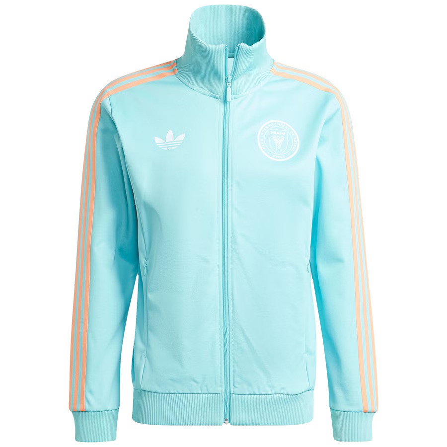 Inter Miami CF MLS adidas Originals 2024 Anthem Full-Zip Jacket - Aqua - UKASSNI