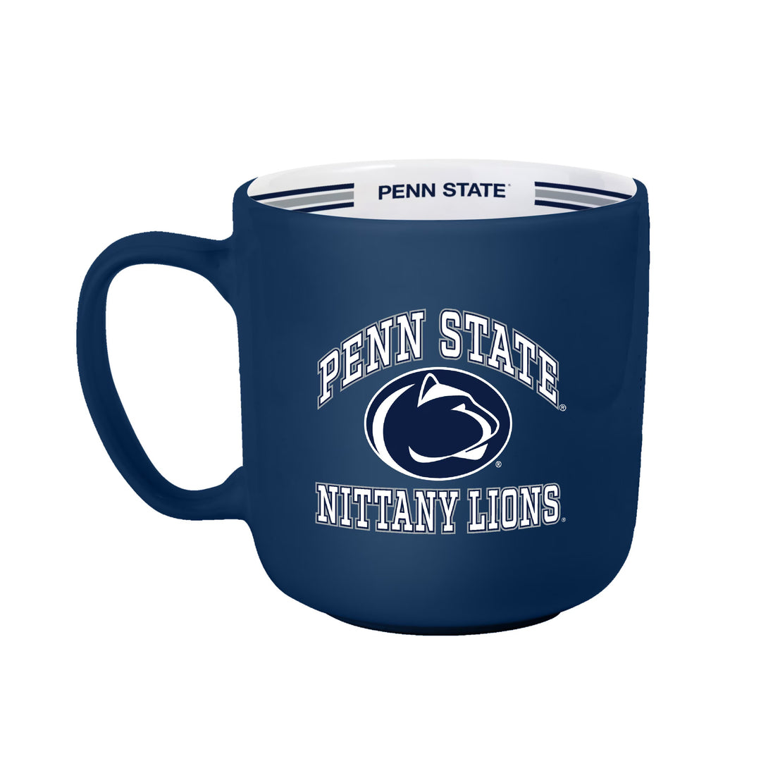 Penn State Nittany Lions NCAA 15oz Stripe Mug – Navy/White (USA Stock) - UKASSNI