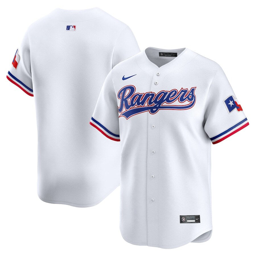 Texas Rangers Nike Home Limited Jersey - White - UKASSNI