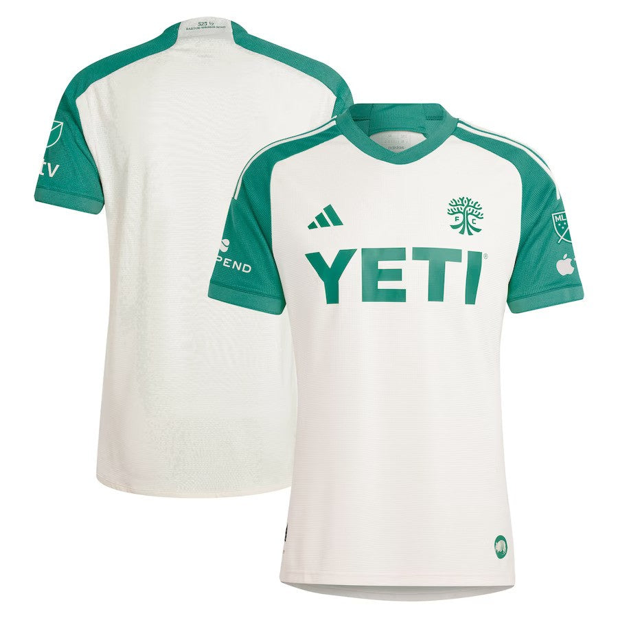 Austin FC MLS adidas 2024 The Armadillo Authentic Jersey – Tan (USA Stock) - UKASSNI