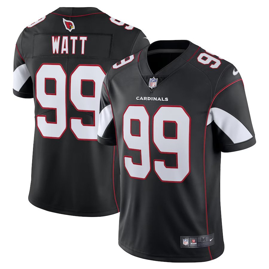 Arizona Cardinals NFL UK J.J. Watt Nike Vapor Limited Jersey - Black - UKASSNI