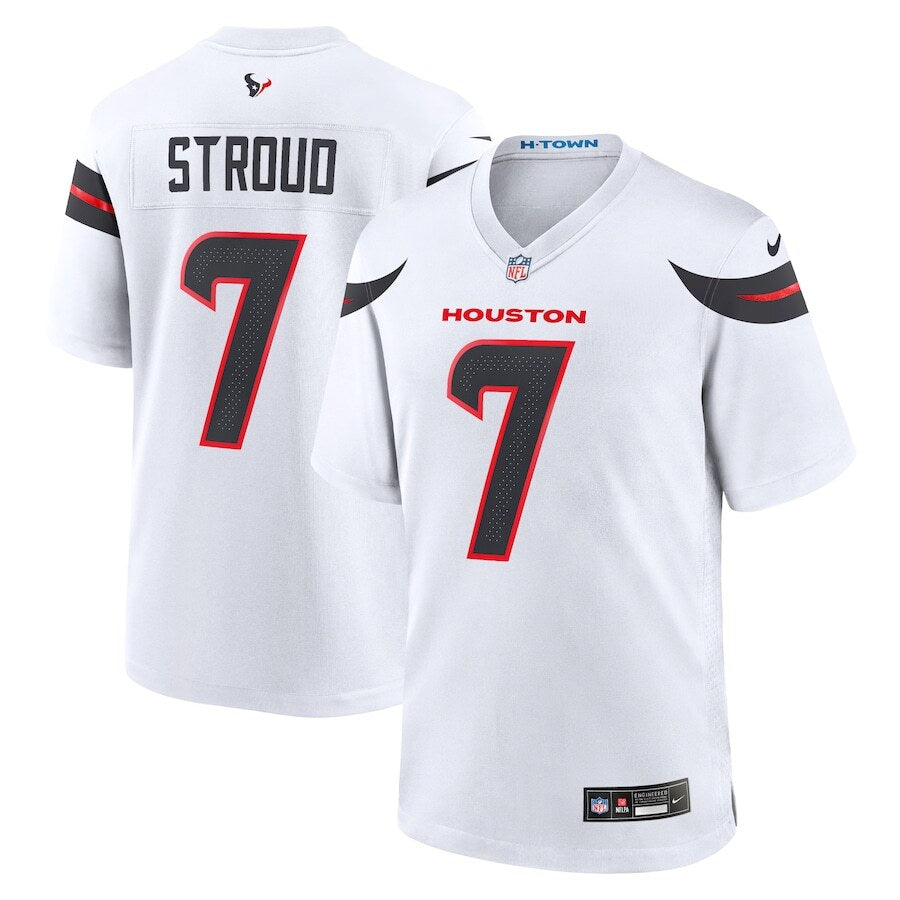C.J. Stroud NFL Houston Texans Nike Game Jersey – White (USA Stock) - UKASSNI