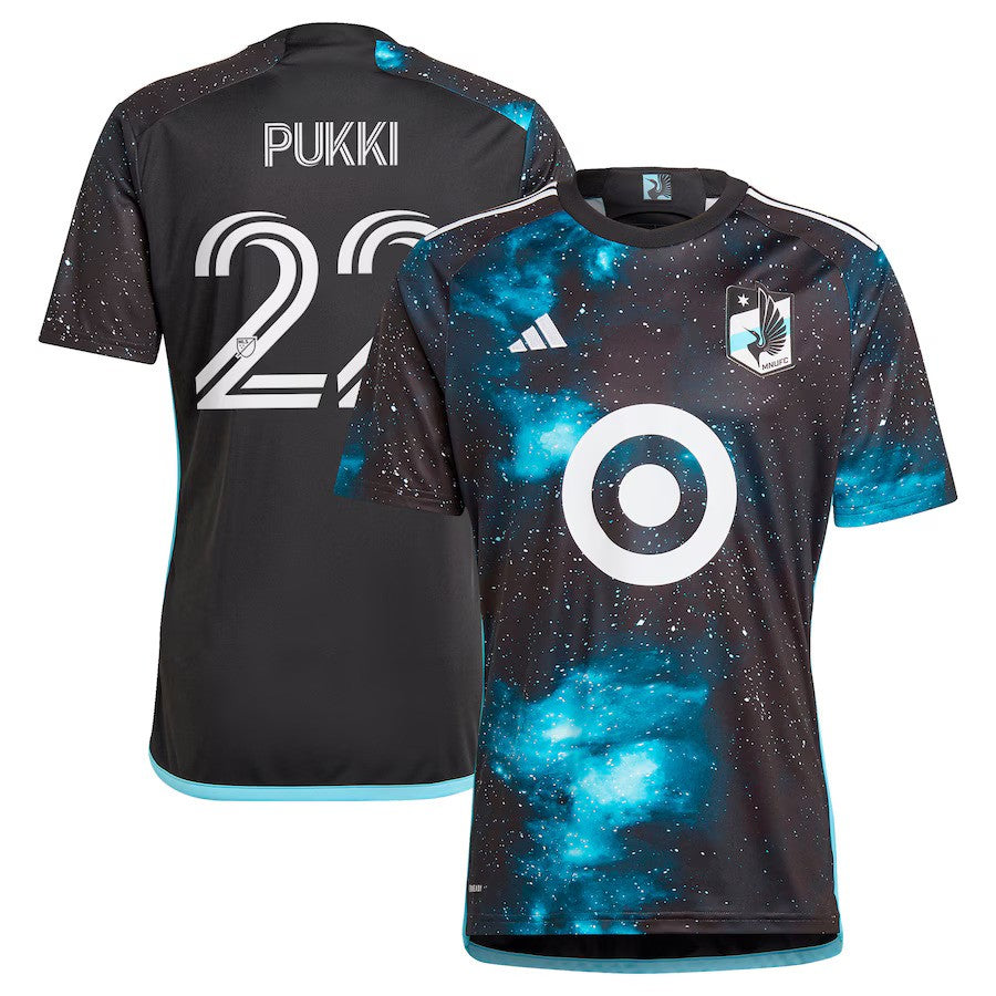 Teemu Pukki Minnesota United FC adidas 2024 Starry Night Replica Player Jersey - Black - UKASSNI
