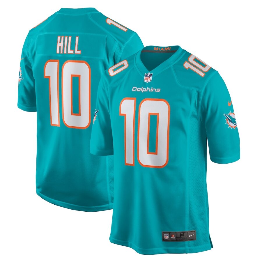 Tyreek Hill NFL Miami Dolphins Nike Game Player Jersey – Aqua (USA Stock) - UKASSNI
