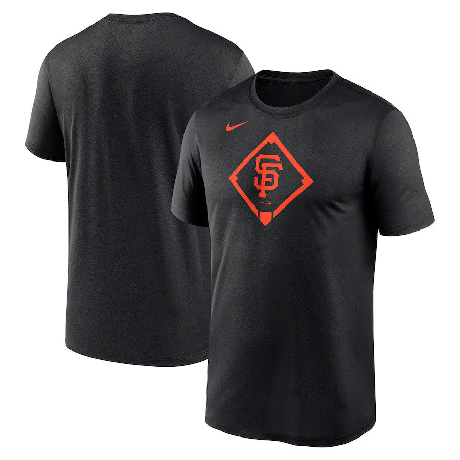 San Francisco Giants MLB Nike Icon Legend Performance T-Shirt - Black - UKASSNI
