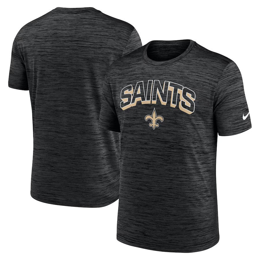 New Orleans Saints NFL Nike Velocity Performance T-Shirt – Black (USA Stock) - UKASSNI