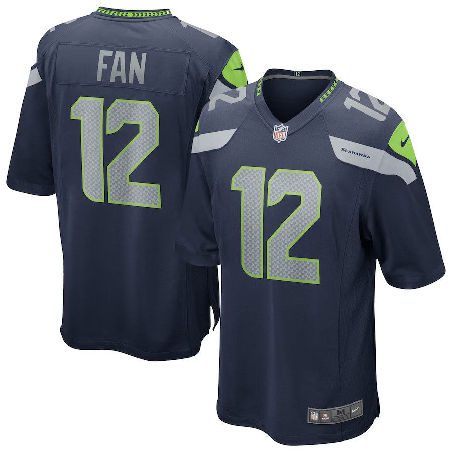 Seattle Seahawks NFL 12s Nike Team Game Jersey College Navy (USA Stock) - UKASSNI