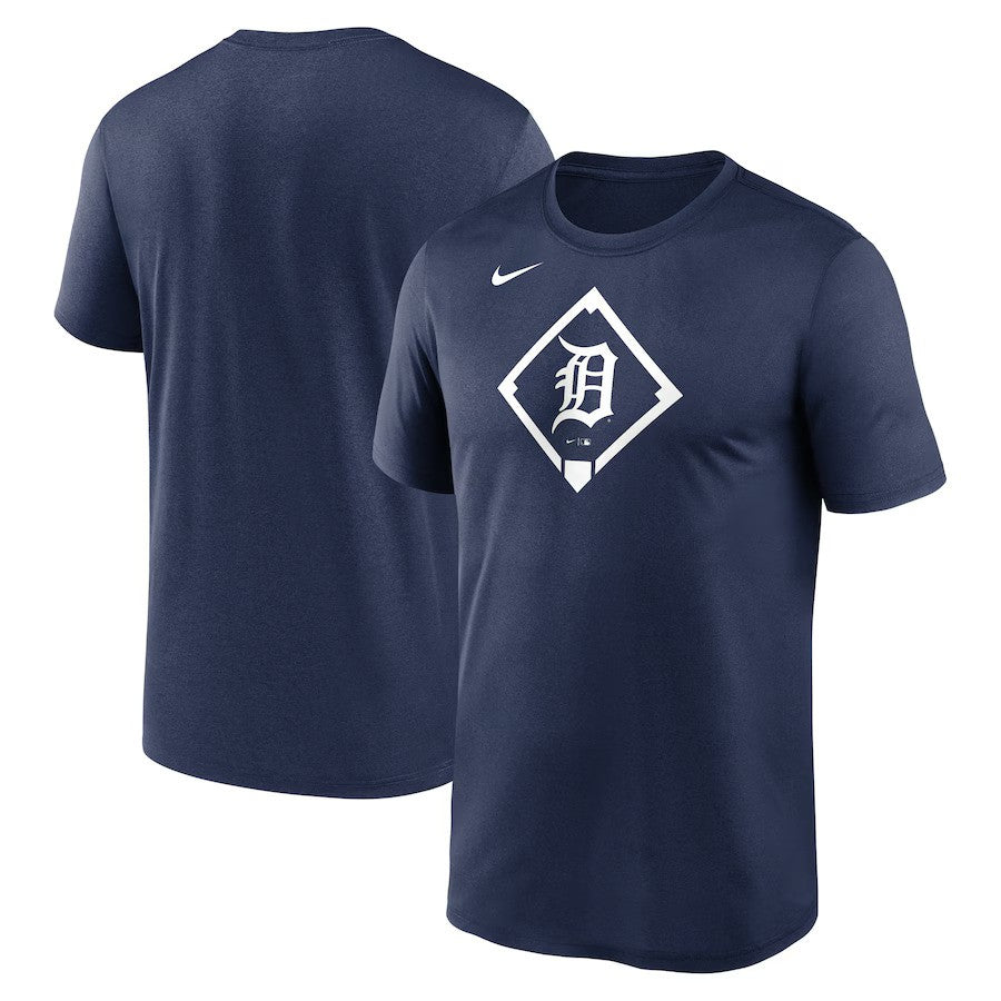 Detroit Tigers MLB Nike Icon Legend Performance T-Shirt - Navy - UKASSNI