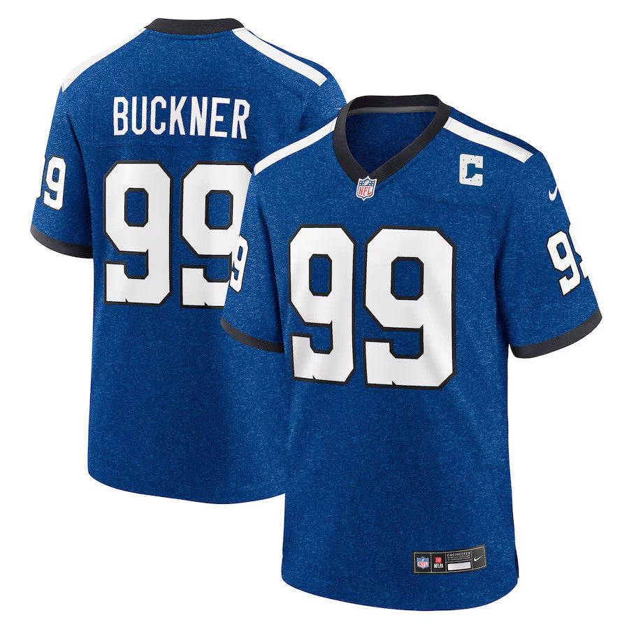 DeForest Buckner NFL Indianapolis Colts Nike Indiana Nights Alternate Game Jersey – Royal (USA Stock) - UKASSNI