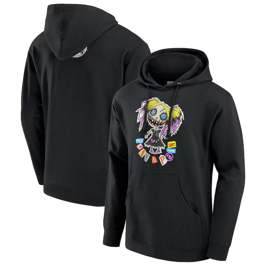 Alexa Bliss WWE Pain & Play Pullover Hoodie – Black (USA Stock) - UKASSNI