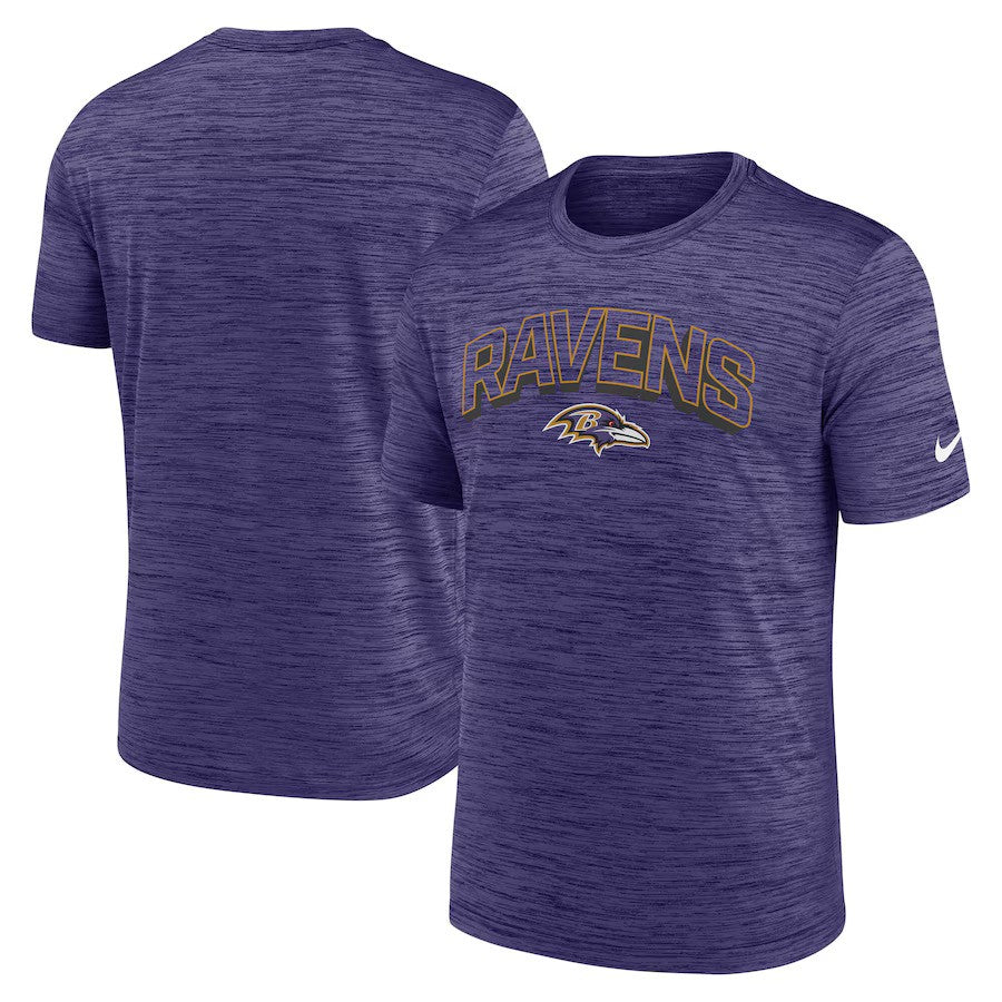 Baltimore Ravens NFL Nike Velocity Performance T-Shirt - Purple - UKASSNI