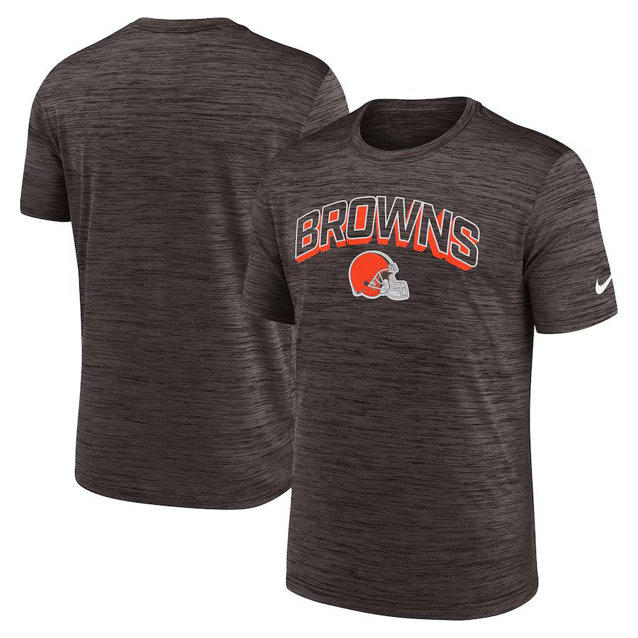 Cleveland Browns Nike NFL Primetime Velocity Dri-FIT T-Shirt – Brown (USA Stock) - UKASSNI