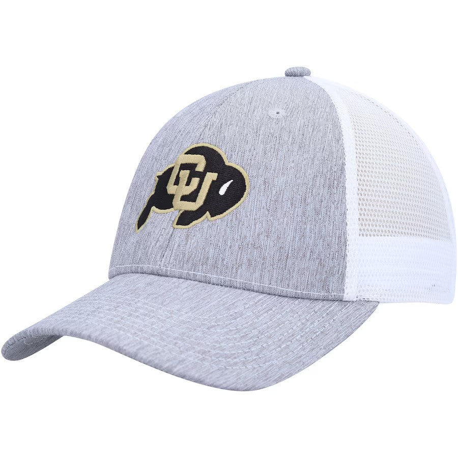 Colorado Buffaloes NCAA AHEAD Brant Trucker Adjustable Hat – Charcoal/Black (USA Stock) - UKASSNI