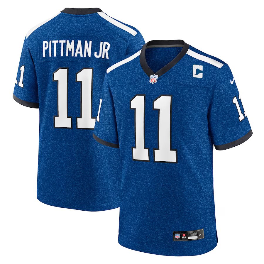 Michael Pittman Jr. Indianapolis Colts Nike Indiana Nights Alternate Game Jersey - Royal - UKASSNI