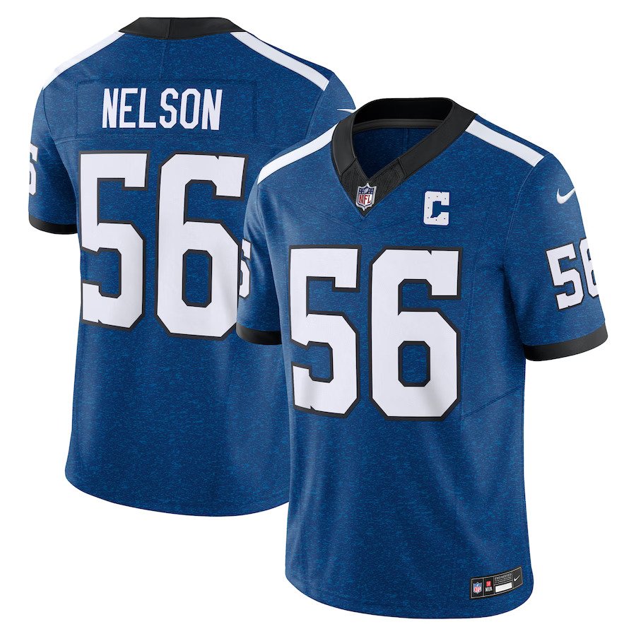 Quenton Nelson Indianapolis Colts Nike Vapor F.U.S.E. Limited Jersey - Blue - UKASSNI