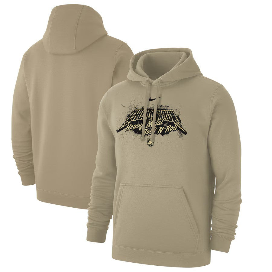 Army Black Knights NCAA Nike Rivalry Collection Heavy Metal Club Fleece Pullover Hoodie – Gold (USA Stock) - UKASSNI
