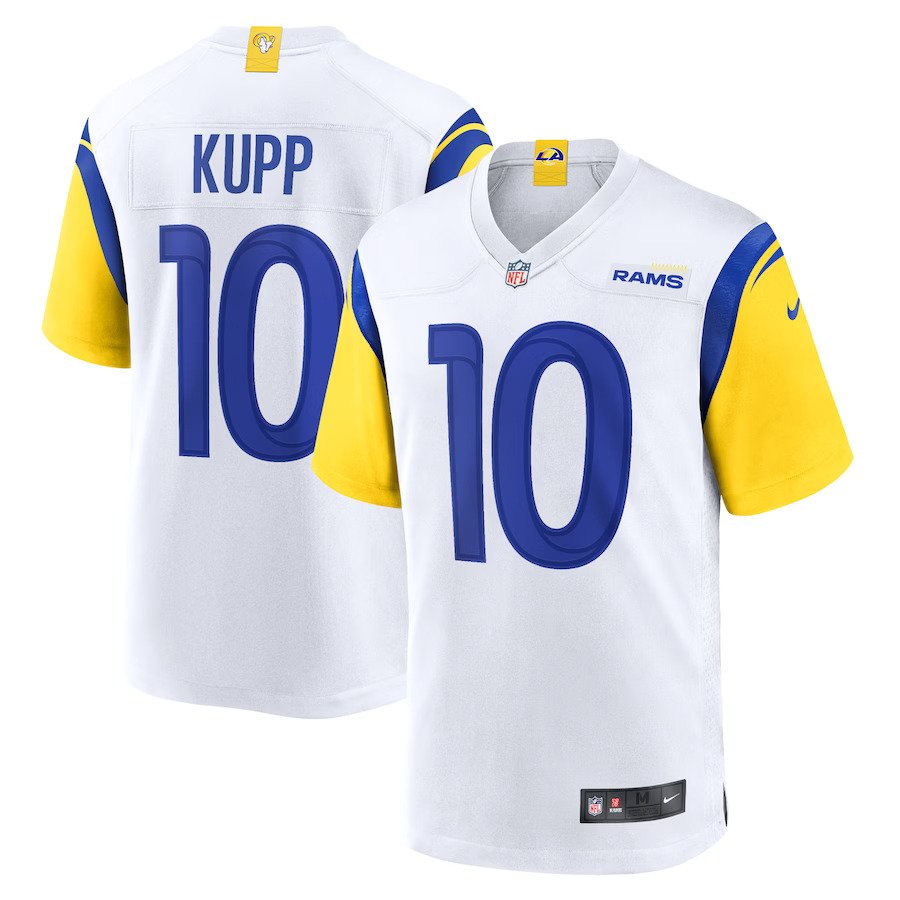 Cooper Kupp Los Angeles Rams Nike Alternate Game Jersey - White - UKASSNI