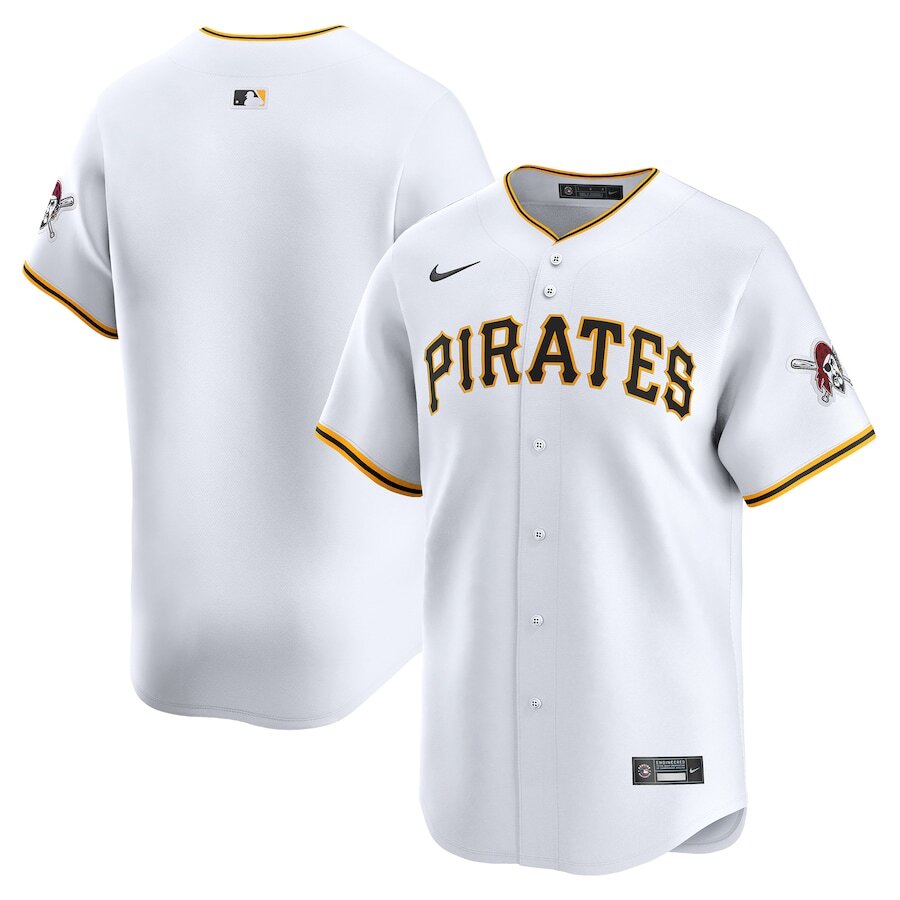 Pittsburgh Pirates Nike Home Limited Jersey - White - UKASSNI