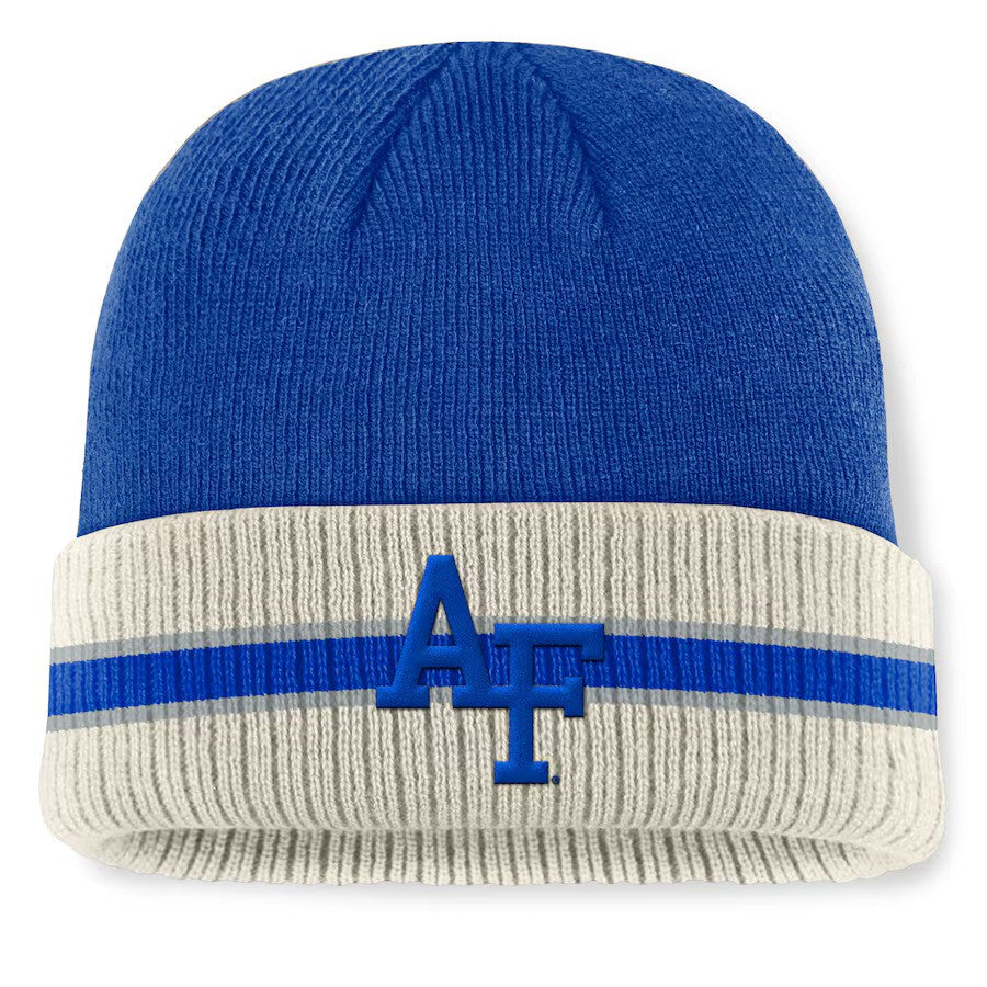 Air Force Falcons NCAA Top of the World Silas Cuffed Knit Hat – Royal (USA Stock) - UKASSNI