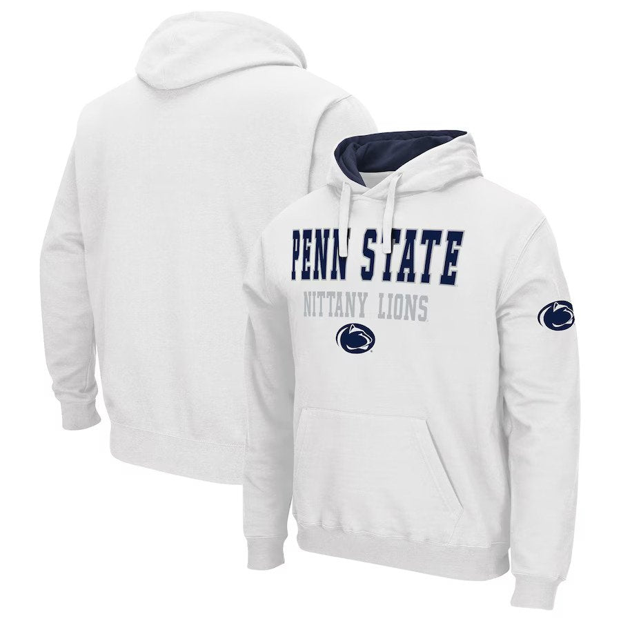Penn State Nittany Lions Colosseum Sunrise Pullover Hoodie - White - UKASSNI