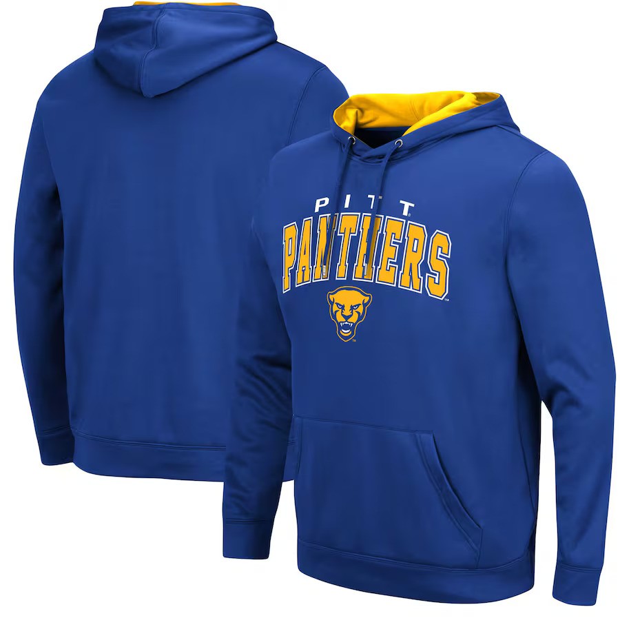 Pitt Panthers Colosseum Resistance Pullover Hoodie - Royal - UKASSNI