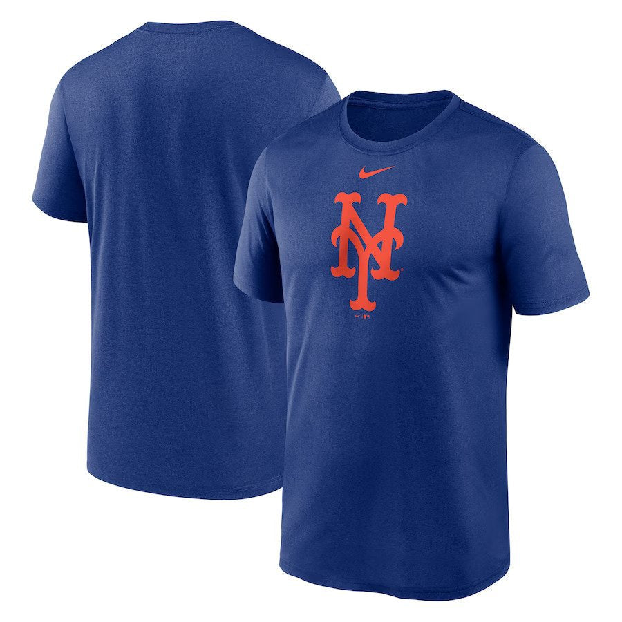 New York Mets MLB UK Small Nike New Legend Logo T-Shirt - Royal - UKASSNI