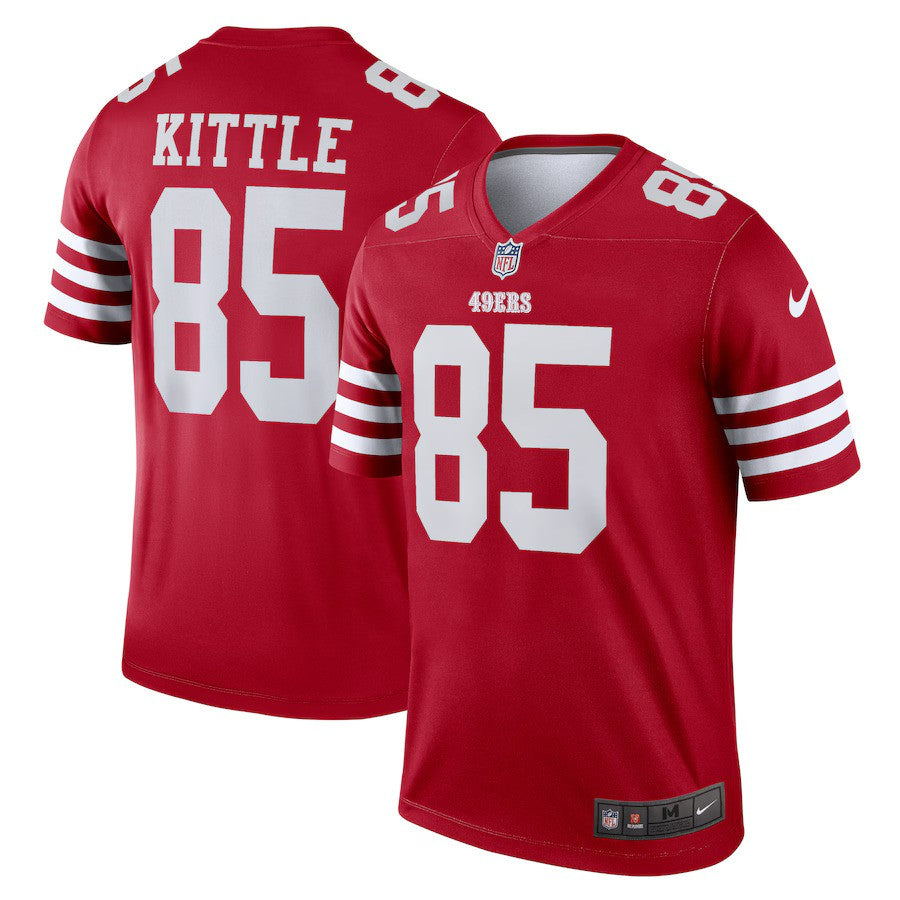 George Kittle NFL San Francisco 49ers Nike Legend Player Performance Top – Scarlet (USA Stock) - UKASSNI