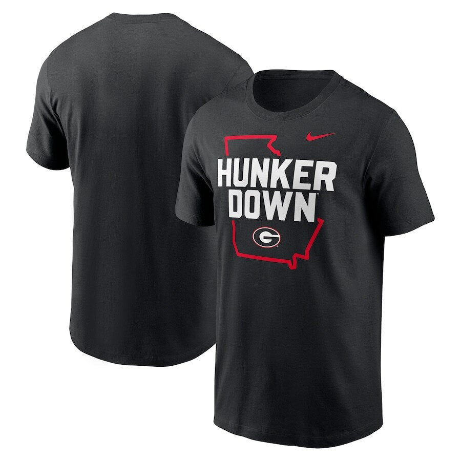 Georgia Bulldogs NCAA Nike Campus Local T-Shirt – Black (USA Stock) - UKASSNI