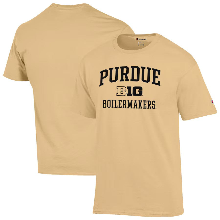 Purdue Boilermakers NCAA Champion Big Ten T-Shirt - Gold - UKASSNI