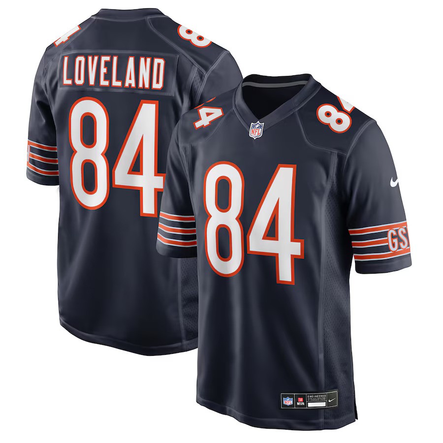 Colston Loveland NFL Chicago Bears Nike 2025 Draft First Round Pick Game Jersey – Navy (USA Stock) - UKASSNI