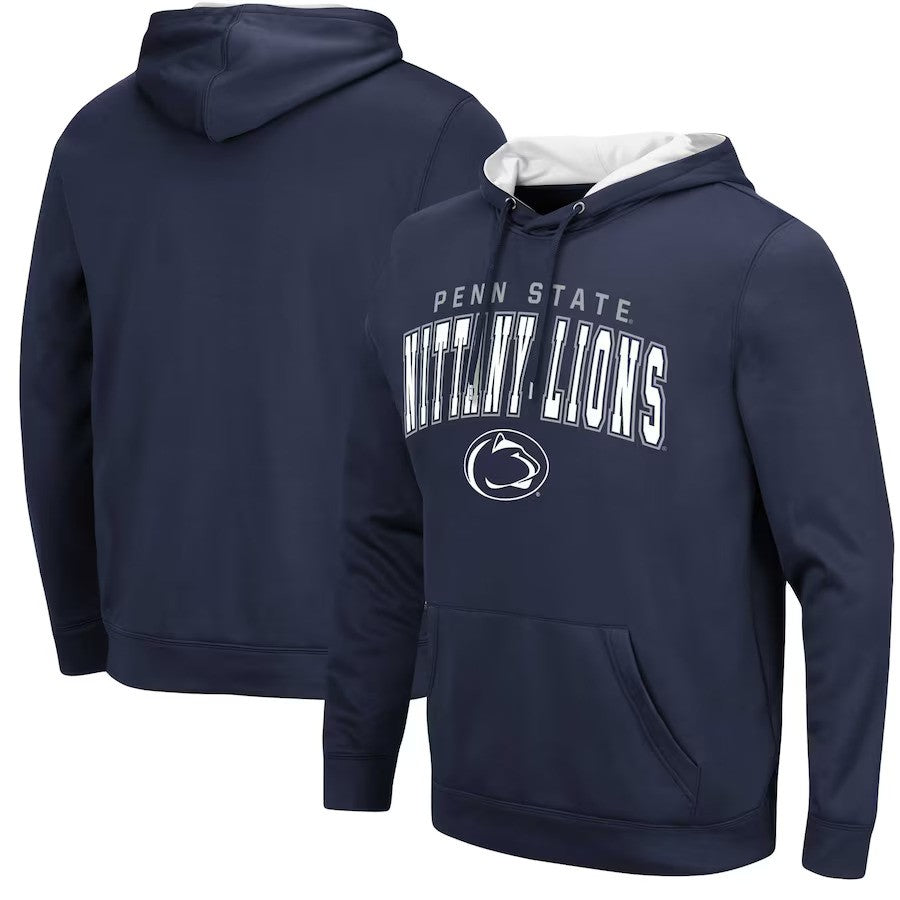 Penn State Nittany Lions Colosseum Resistance Pullover Hoodie - Navy - UKASSNI