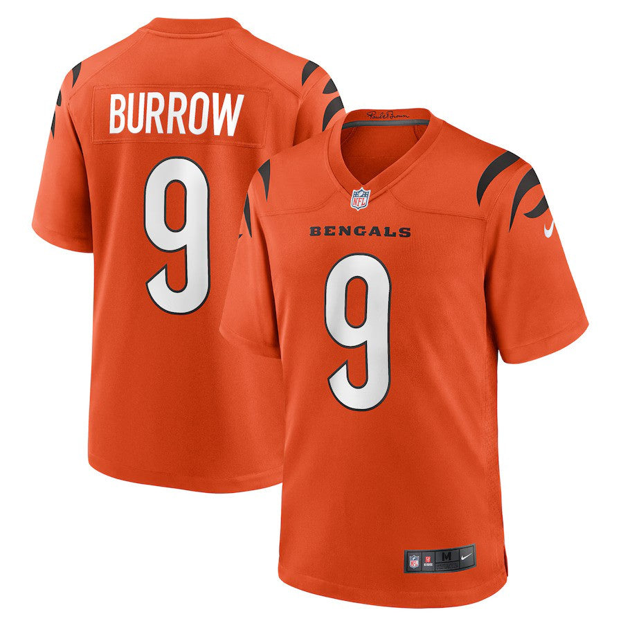 Joe Burrow NFL Cincinnati Bengals Nike Game Jersey – Orange (USA Stock) - UKASSNI