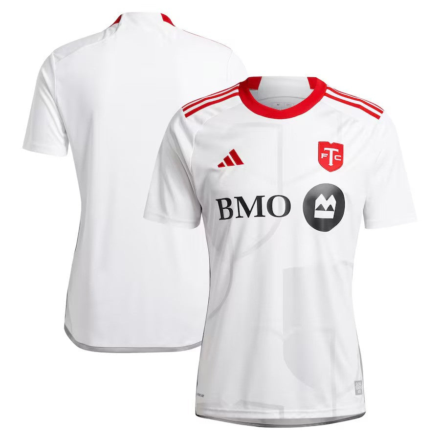 Toronto FC MLS UK adidas 2024 GTA Kit Replica Jersey – White (UK Stock) - UKASSNI