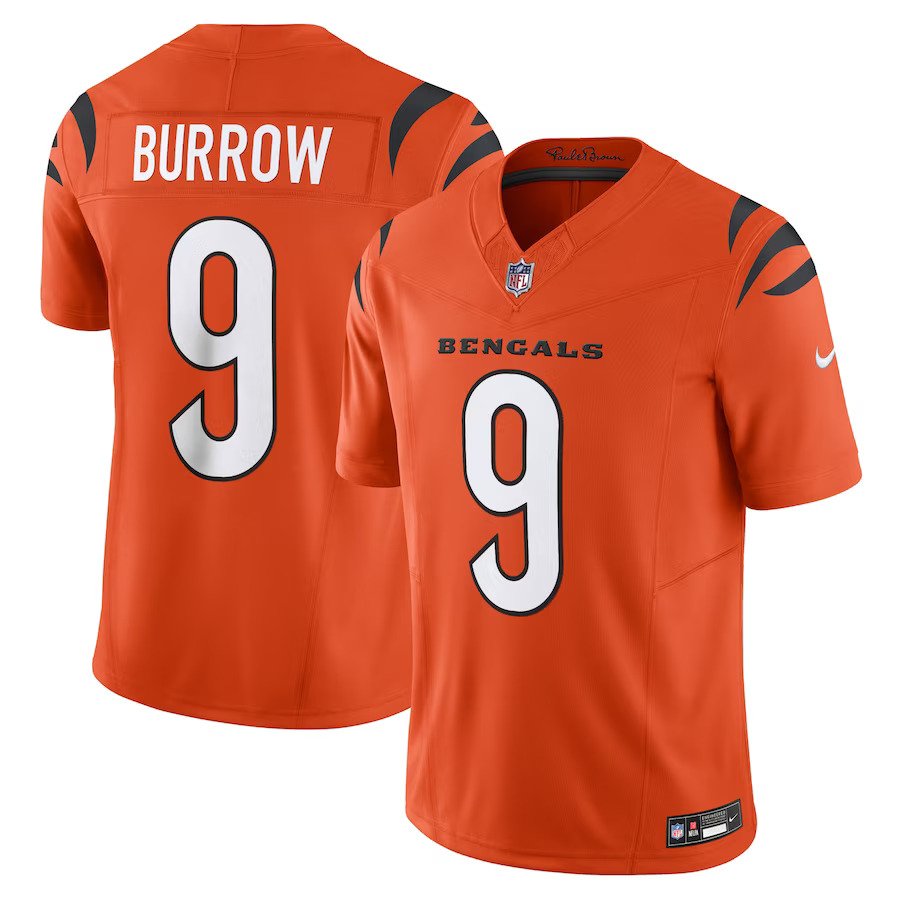 Joe Burrow Cincinnati Bengals Nike Vapor F.U.S.E. Limited Jersey - Orange - UKASSNI