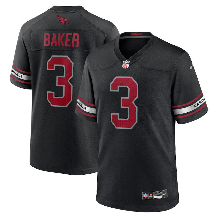 Budda Baker NFL Arizona Cardinals Nike Game Jersey Black (USA Stock) - UKASSNI